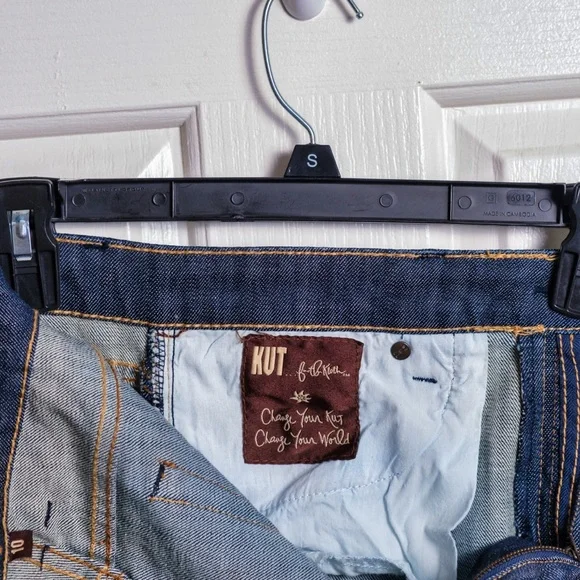 Kut from the Kloth Bootcut Dark Wash Blue Denim Jean, Size 10 - Picture 3 of 5